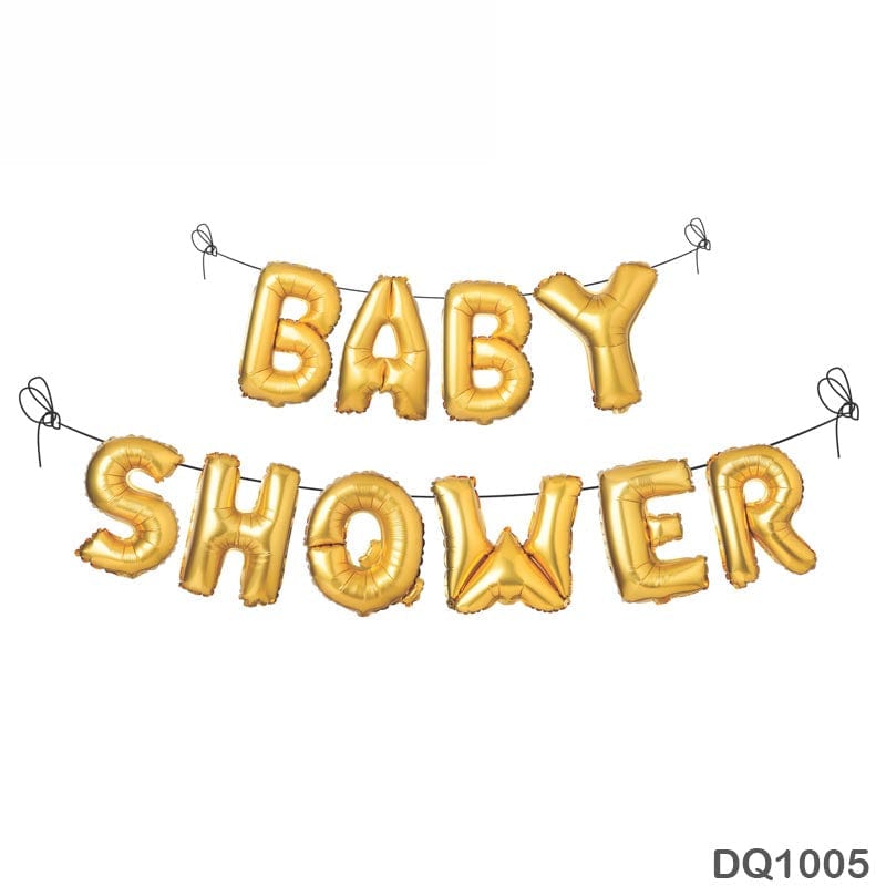 MG Traders Balloon & Party Products Dq1005 Baby Shower Foil Print Baner