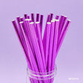 MG Traders Balloon & Party Products Paper Straw Foiled Opec 25Pcs (Mg231-10)  (Pack of 4)