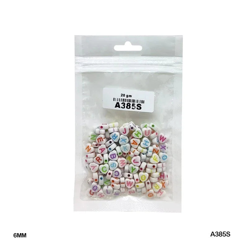 MG Traders Beads Bracelet Beads Plastic 20Gm (A385S)