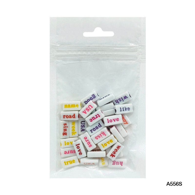 MG Traders Beads Bracelet Beads Plastic 20Gm (A556S)