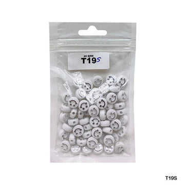 MG Traders Beads Bracelet Beads Plastic 20Gm (T19S)