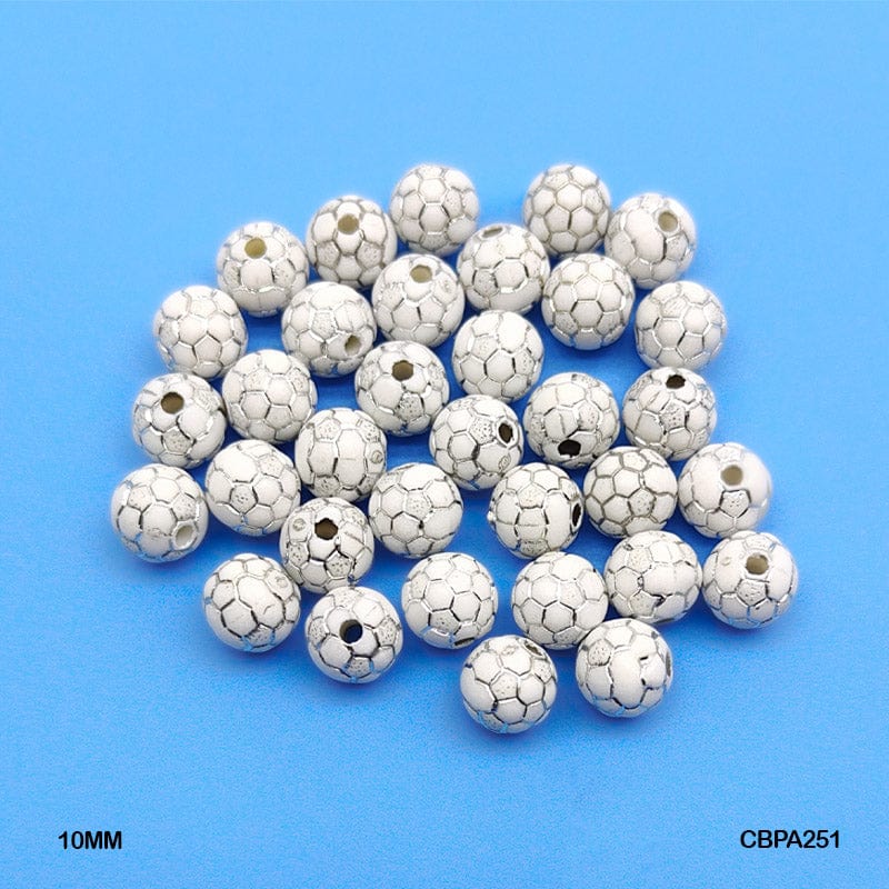 MG Traders Beads Cbpa251 Craft Beads Plastic 10Mm 500Gm A251