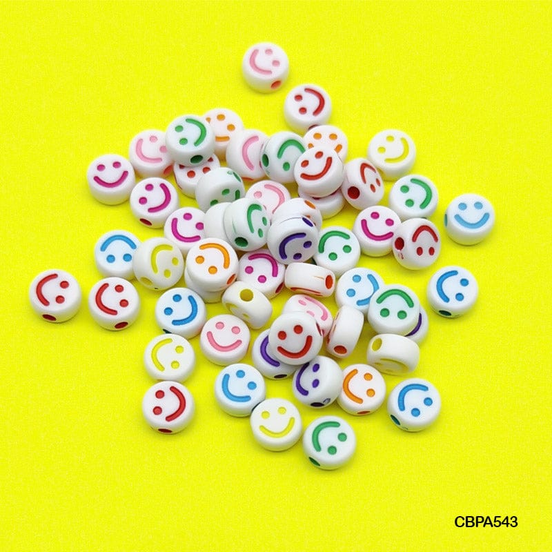 MG Traders Beads Cbpa543 Craft Beads Plastic 5*10Mm 500Gm A543