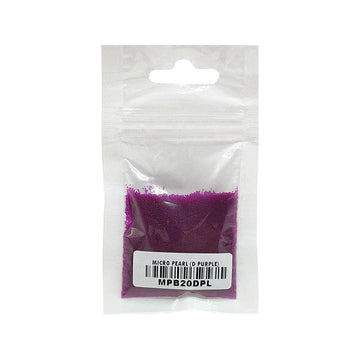MG Traders Beads Micro Pearl Beads (Mpb20Dpl) D Purple 20Gm Pkt