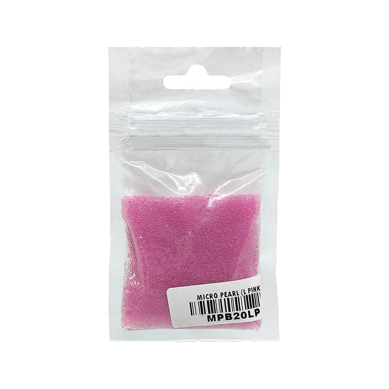 MG Traders Beads Micro Pearl Beads (Mpb20Lp) L Pink 20Gm Pkt
