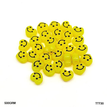 MG Traders Beads Ttt30 Craft Beads Plastic 4*7Mm 500Gm T30