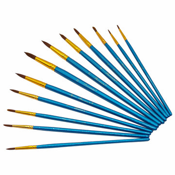 MG Traders Brush 12Pc Paint Brush Blue R (12Pbr)