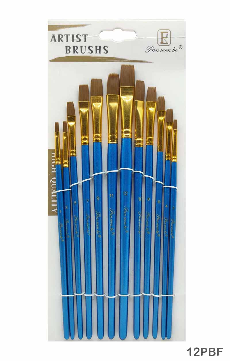 MG Traders Brush 12Pc Paint Brush F (12Pbf)