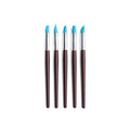 MG Traders Brush 5Pc Silicone Brush Brown (Mg5215)  (Pack of 3)