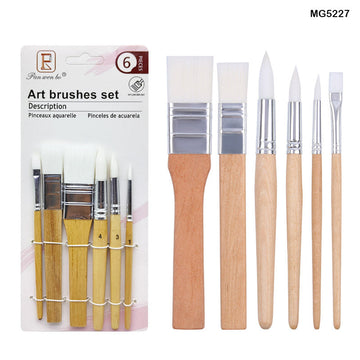 6Pc Art Brush Set Mg5227