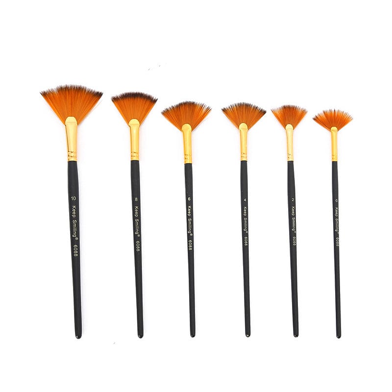 MG Traders Brush 6Pc Fan Brush (A6088)