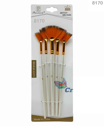 8170 Fan Painting Brush 5Pc