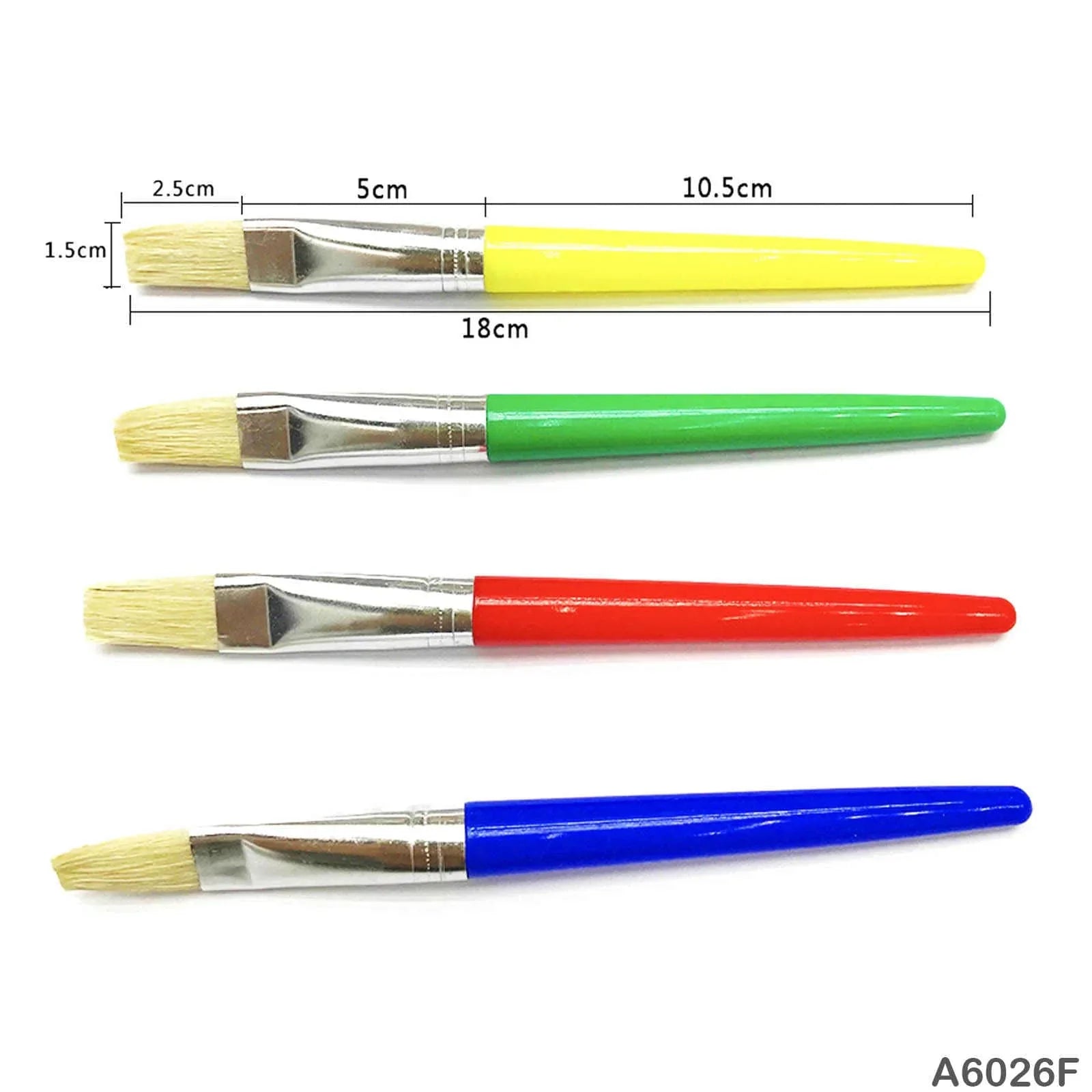 4Pc Paint Brush Flat Code A6026F – Inkarto
