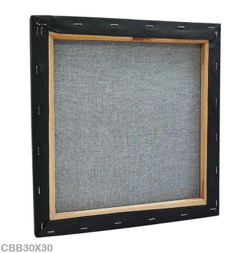 Canvas Board Stretched Black 30X30Cm (Cbb30X30)
