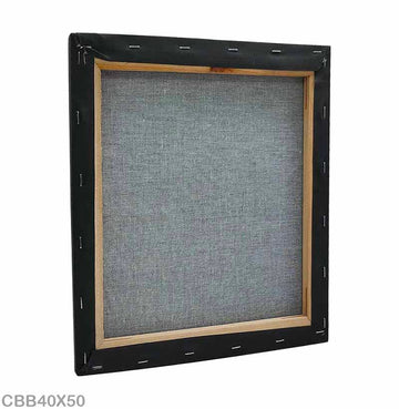 Canvas Board Stretched Black 40X50Cm (Cbb40X50)