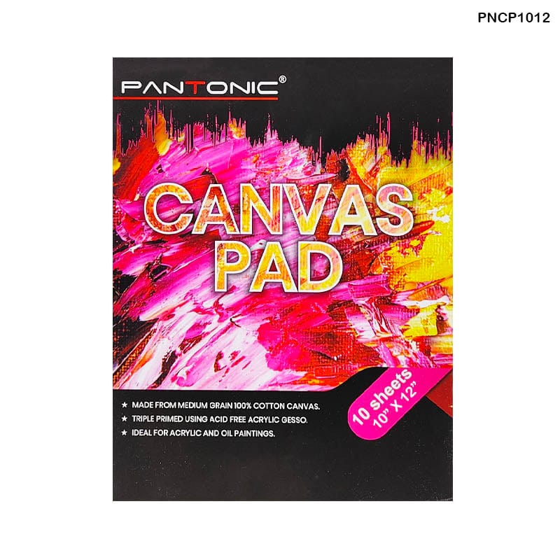 MG Traders canvas Boards Pncp1012 Canvas Pad 10*12 Inch 10 Sheets