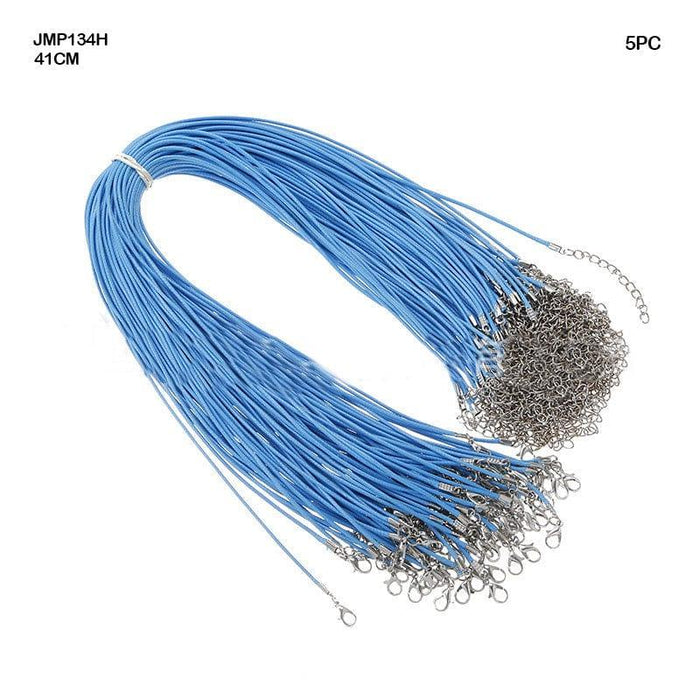 Lobster Buckle Leather Rope 41Cm 5Pc     Code  Jmp134H
