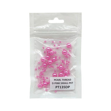 Pearl Thread Small Pkt (1.35Mtr) D Pink