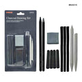 MG Traders Charcoal Pencil Charcoal Drawing Set 12Pc (Mg5210)