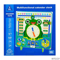 MG Traders Clock Making Material Wt Multifunction Calendar Clock Frog (Wtccf)