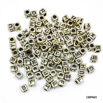 MG Traders Craft Emblishment Cbpa63 Craft Beads Plastic 6*6Mm 500Gm A63