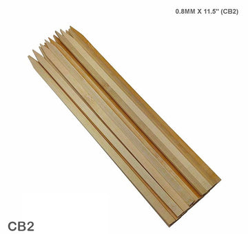 MG Traders Craft Sticks Chop Stick Flat 9Mmx30Cm (12") (Cb2)  (Pack of 4)