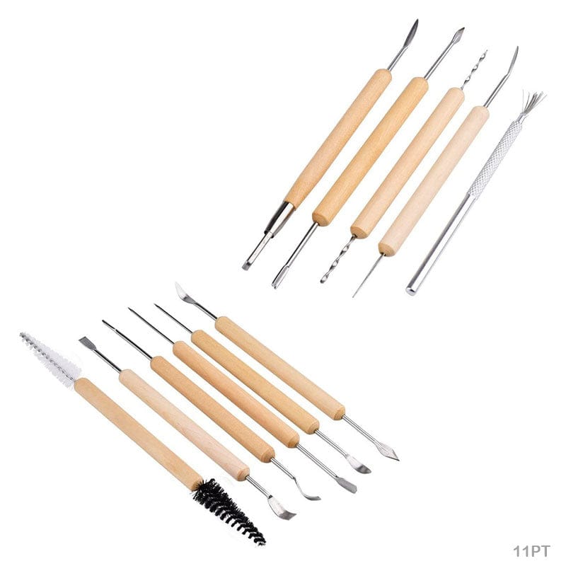 MG Traders Craft Tools 11Pc Pottery Tool Set (11Pt)