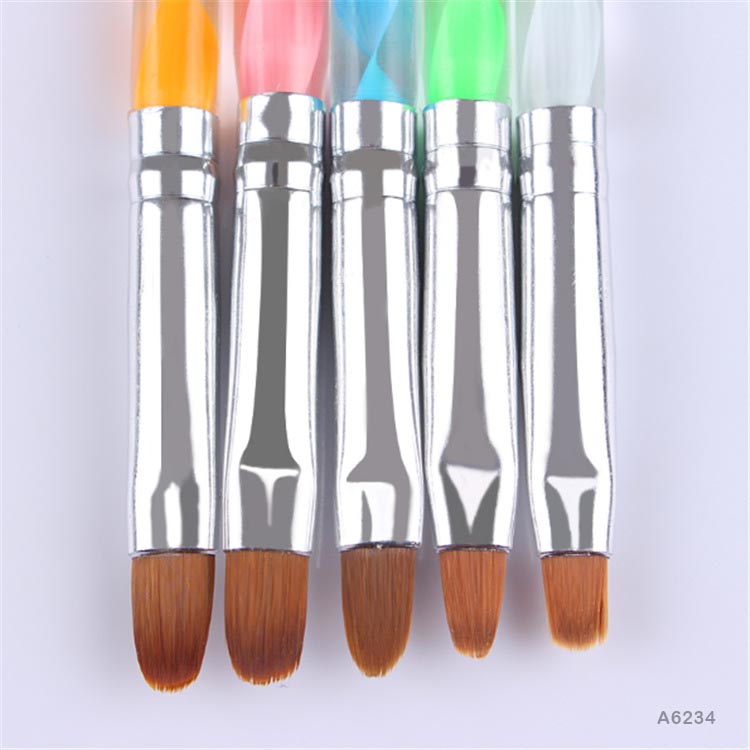 MG Traders Craft Tools 5Pc Emboss Tool With Brush (A6234) Acrylic 2 Side