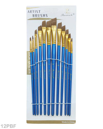 12Pc Paint Brush Blue X (12Pbx)