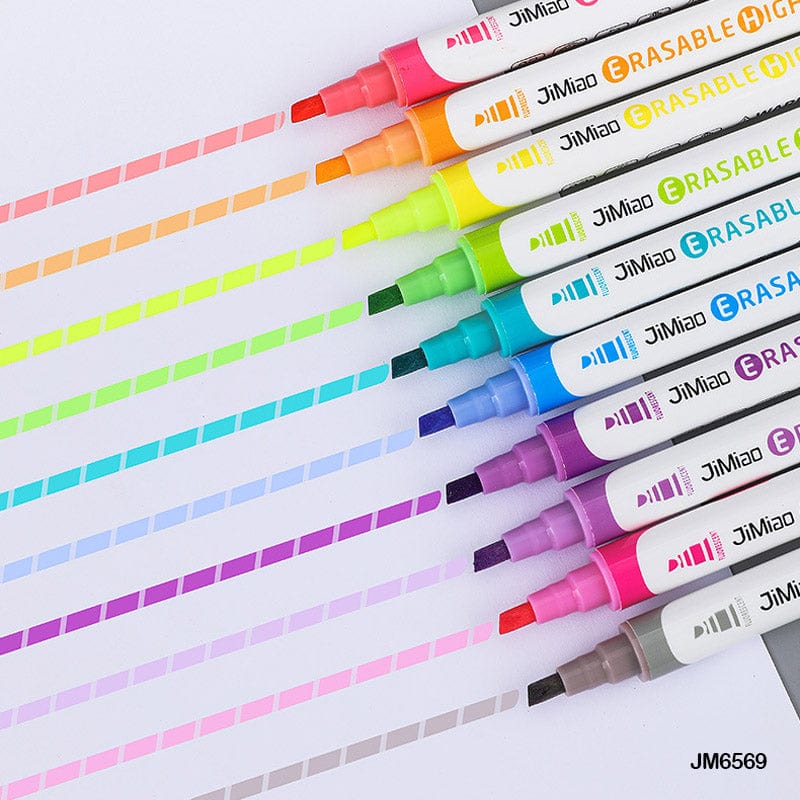 Erasable Highlighter Pen 10 Color Code Jm6569