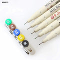 MG Traders Drawing Materials Superior 12 Color Needle Drawing Pen (Sm807C)