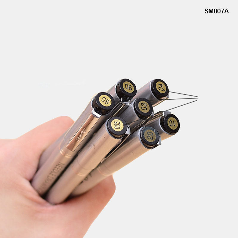 MG Traders Drawing Materials Superior Needle Drawing Pen (Sm807A)
