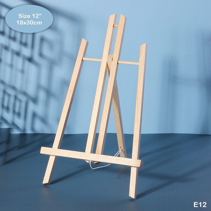 MG Traders Easel & Canvas 12" Wood Easel (E12)