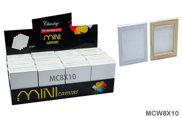 MG Traders Easel & Canvas Mini Canvas White 8 X 10 Cm(Mc8X10)