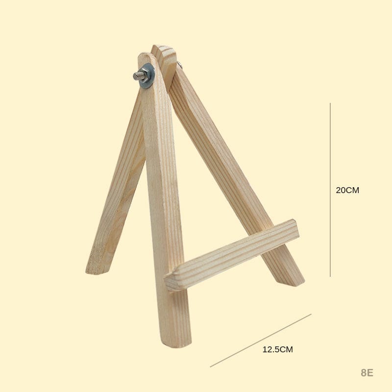 MG Traders Easel & Canvas Wooden Easel 8" With Screw (8Ess) In  (Pack of 4)