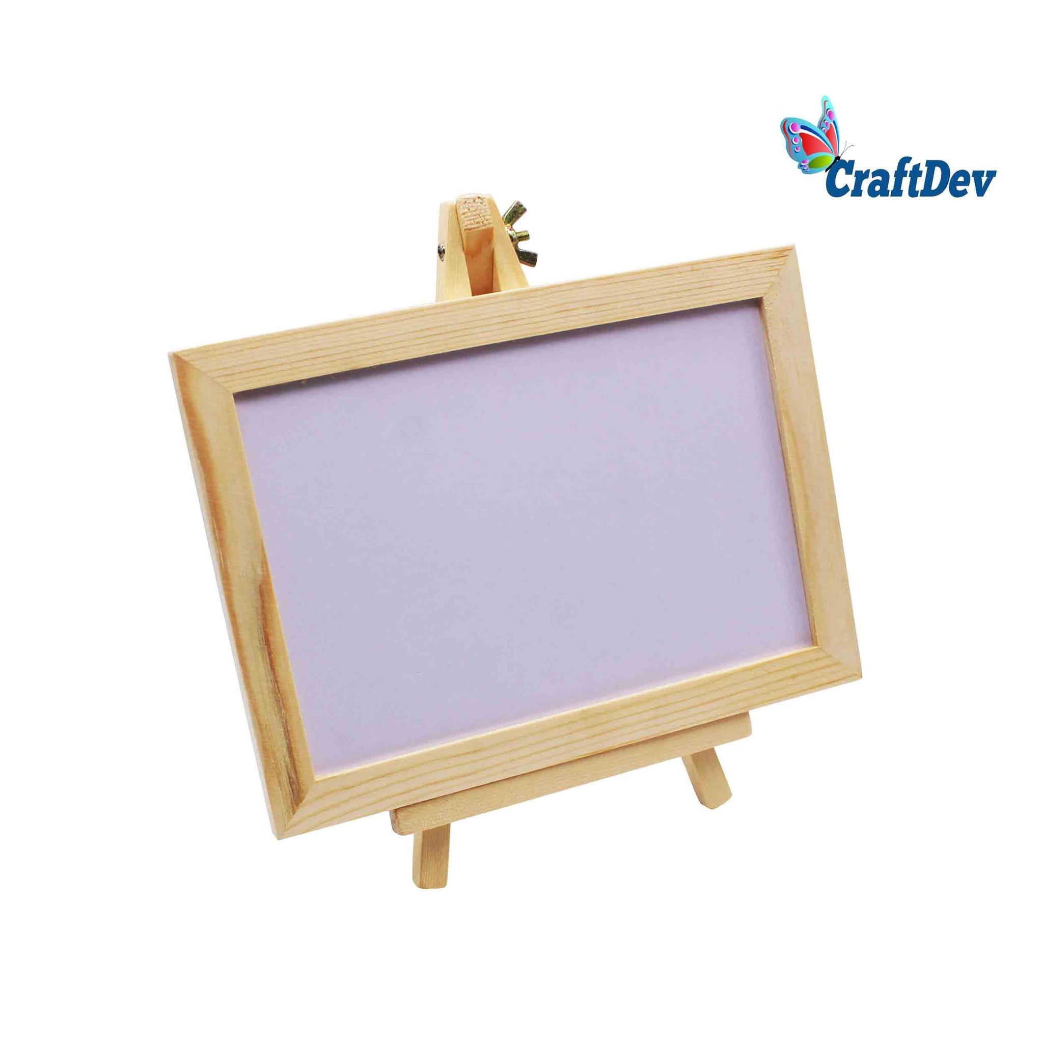 MG Traders Easel Wooden White Board Easel 7" (Wwb7)  (Pack of 2)