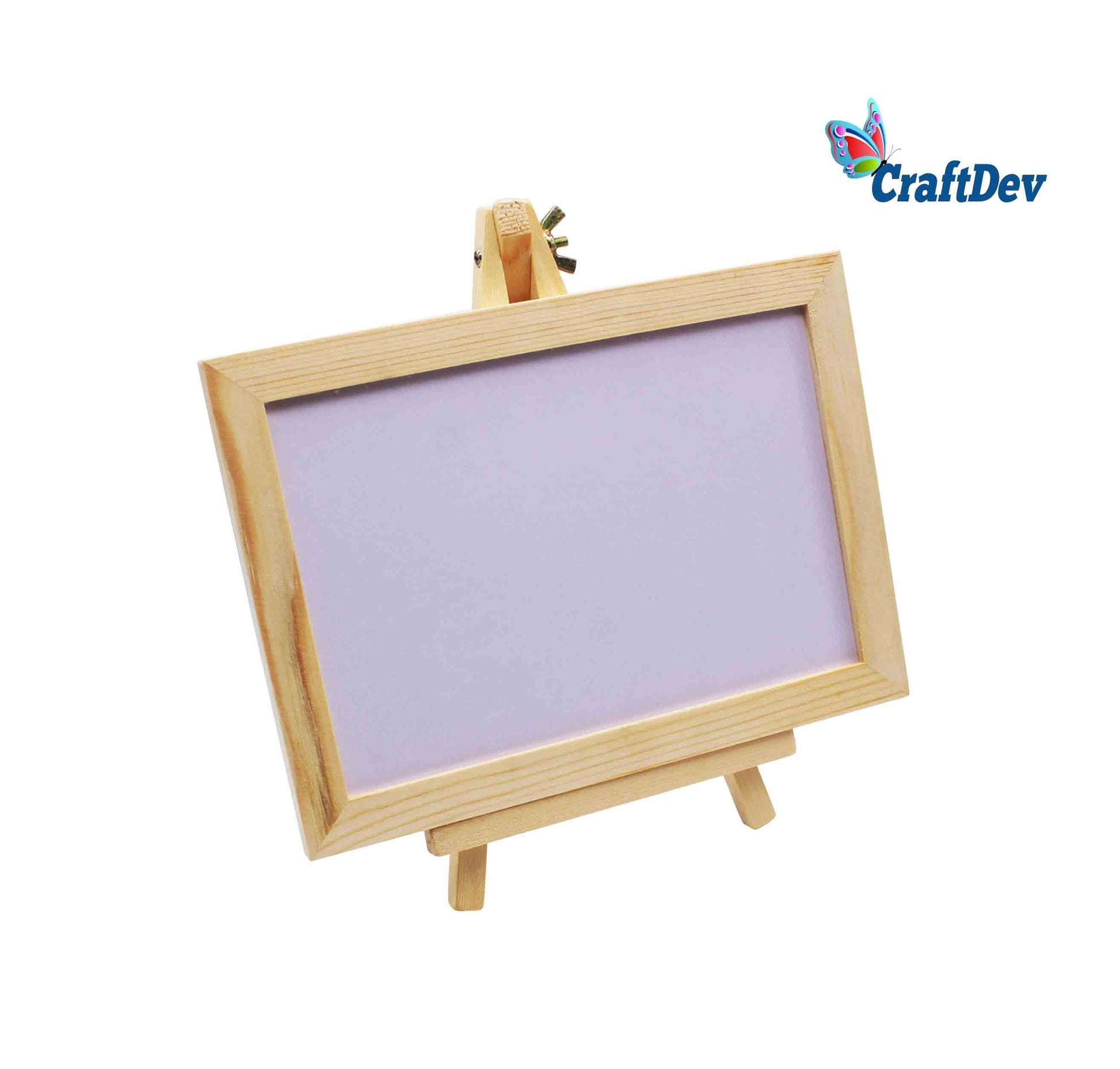 MG Traders Easel Wooden White Board Easel 7" (Wwb7)  (Pack of 2)