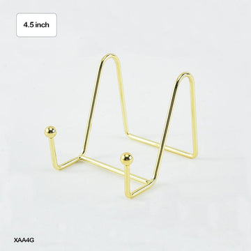 Xaa4G Frame Holder Display Stand Iron Gold 4.5 Inch