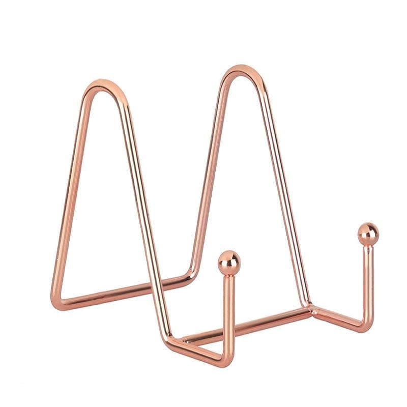 MG Traders Easel Xaa6Rg Frame Holder Display Stand Iron Rose Gold 6 Inch