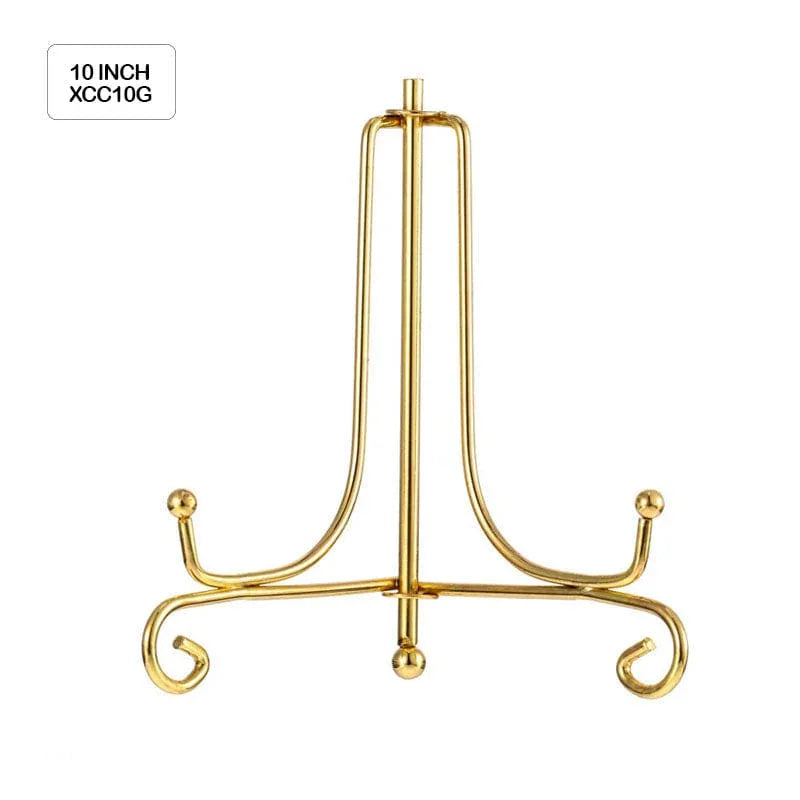 Frame Holder Display Stand Iron Gold 10 Inch Code Xcc10G