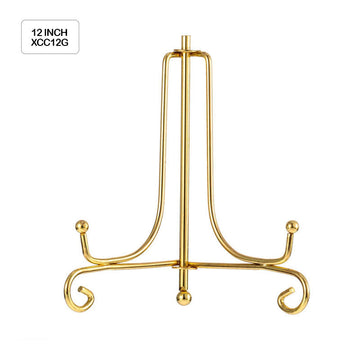 Xcc12G Frame Holder Display Stand Iron Gold 12 Inch