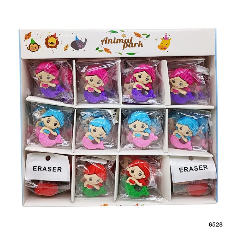 MG Traders Eraser 6528 Mermaid Eraser 48Pcs