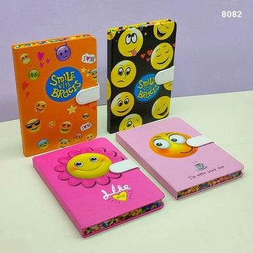 MG Traders Fancy Diary 808-2 Note Book Magnetic A5 (19X13Cm)