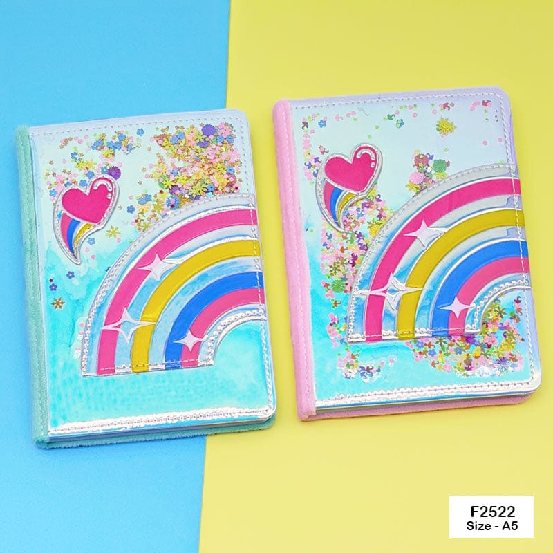 MG Traders Fancy Diary F2522 Soft Fur Diary A5