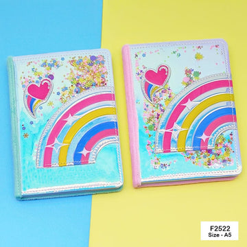 MG Traders Fancy Diary F2522 Soft Fur Diary A5