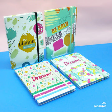 MG Traders Fancy Diary Mg16143 A5 Printed Diary