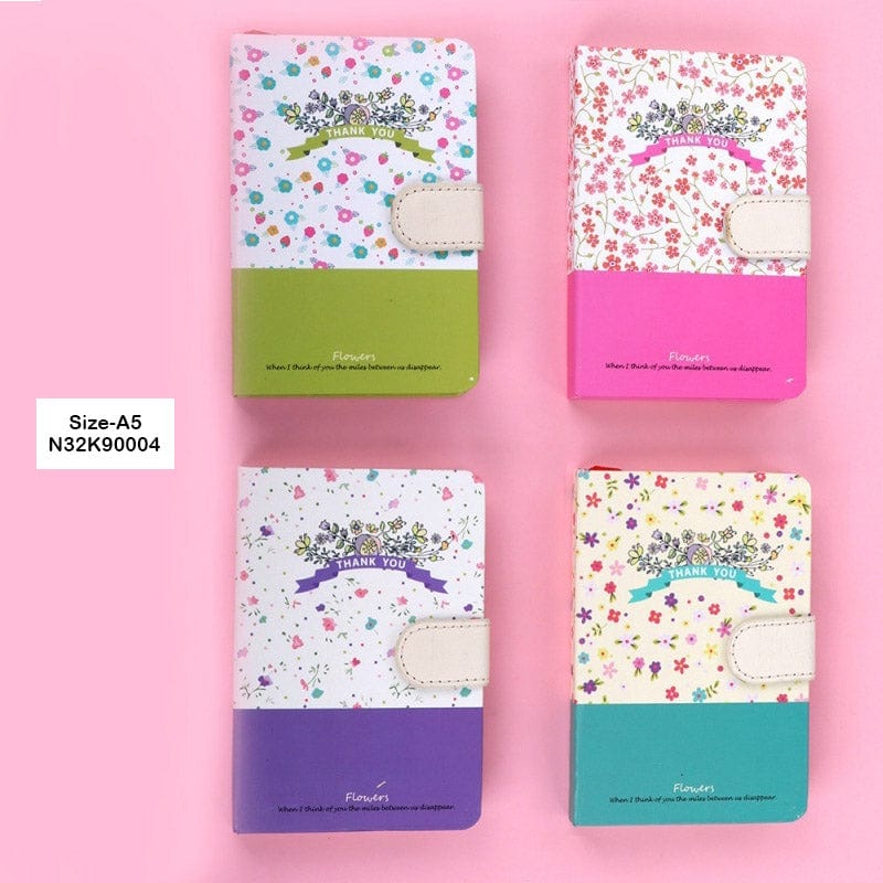 MG Traders Fancy Diary N32K90004 A5 Magnetic Diary