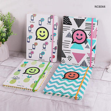 Fancy Journal Diary I Ruled & Undated I 100 Sheets I A6 Size (Pack of 3 Diaries)