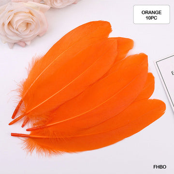 Feather Hard Big Orange (Fhbo) (10Pcs)