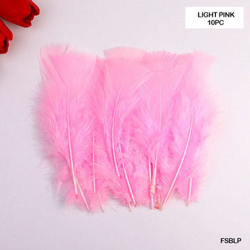 Feather Soft Big L Pink (Fsblp) (10Pcs)